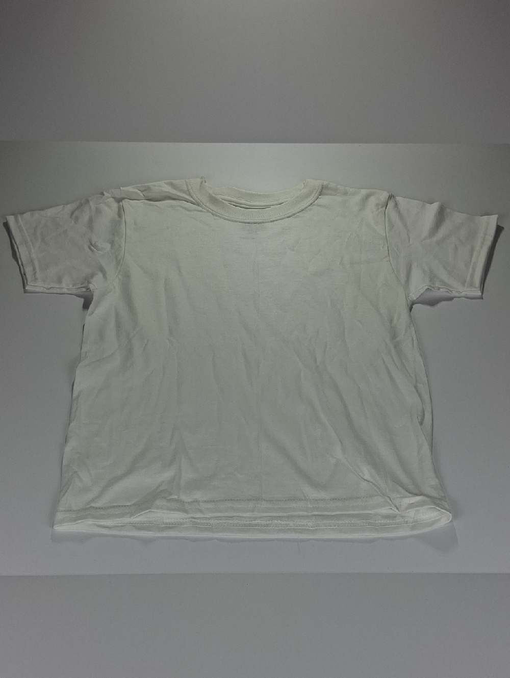Boys New 5-pack Faded Glory T-shirts Size Small (6/8) White Short Sleeve Crew - Picture 7 of 11